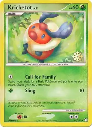Mysterious Treasures Kricketot [Snowflake-Stamp] Pokémon card